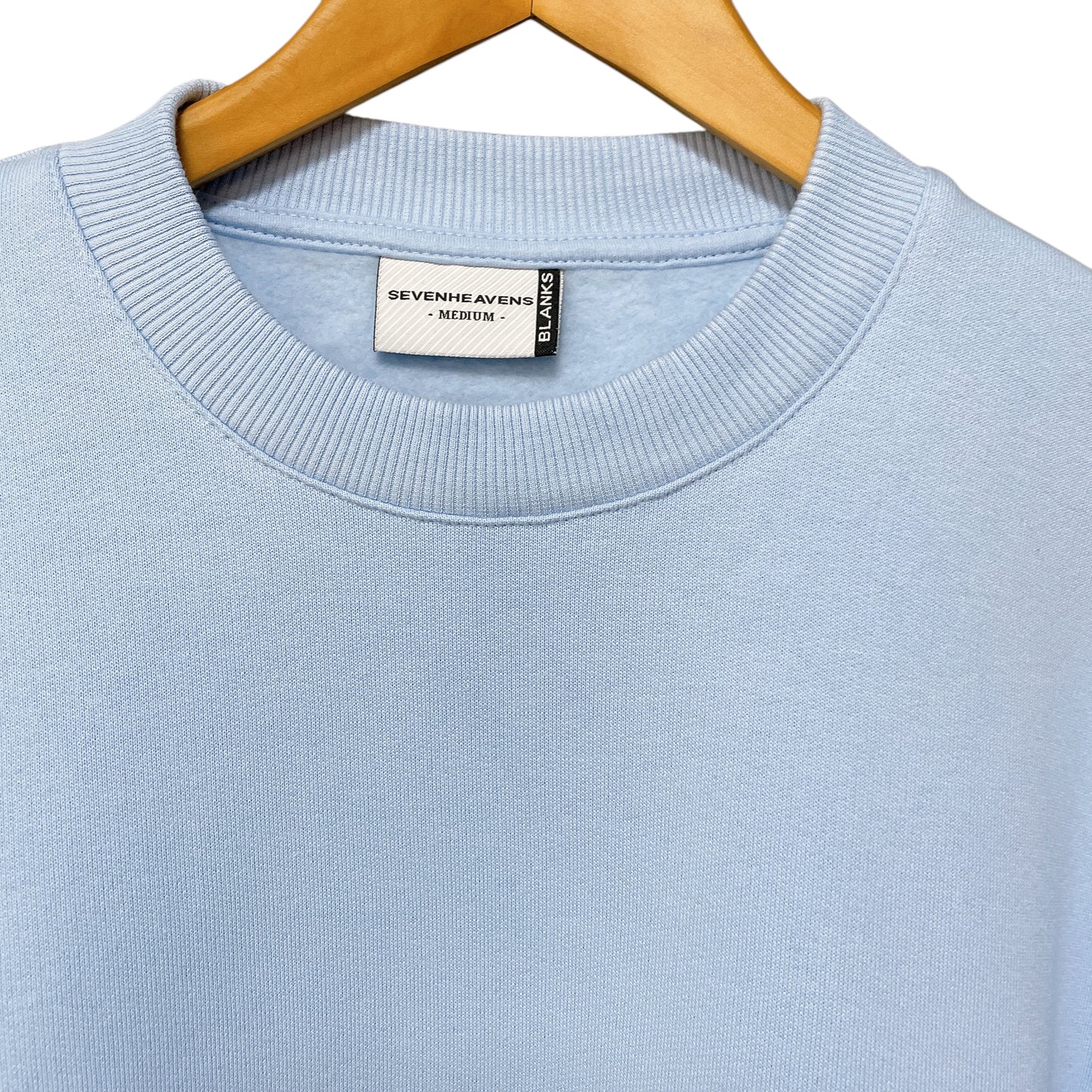 Sevenheavens Sweater, Streetwear, Medium, Baby Blue