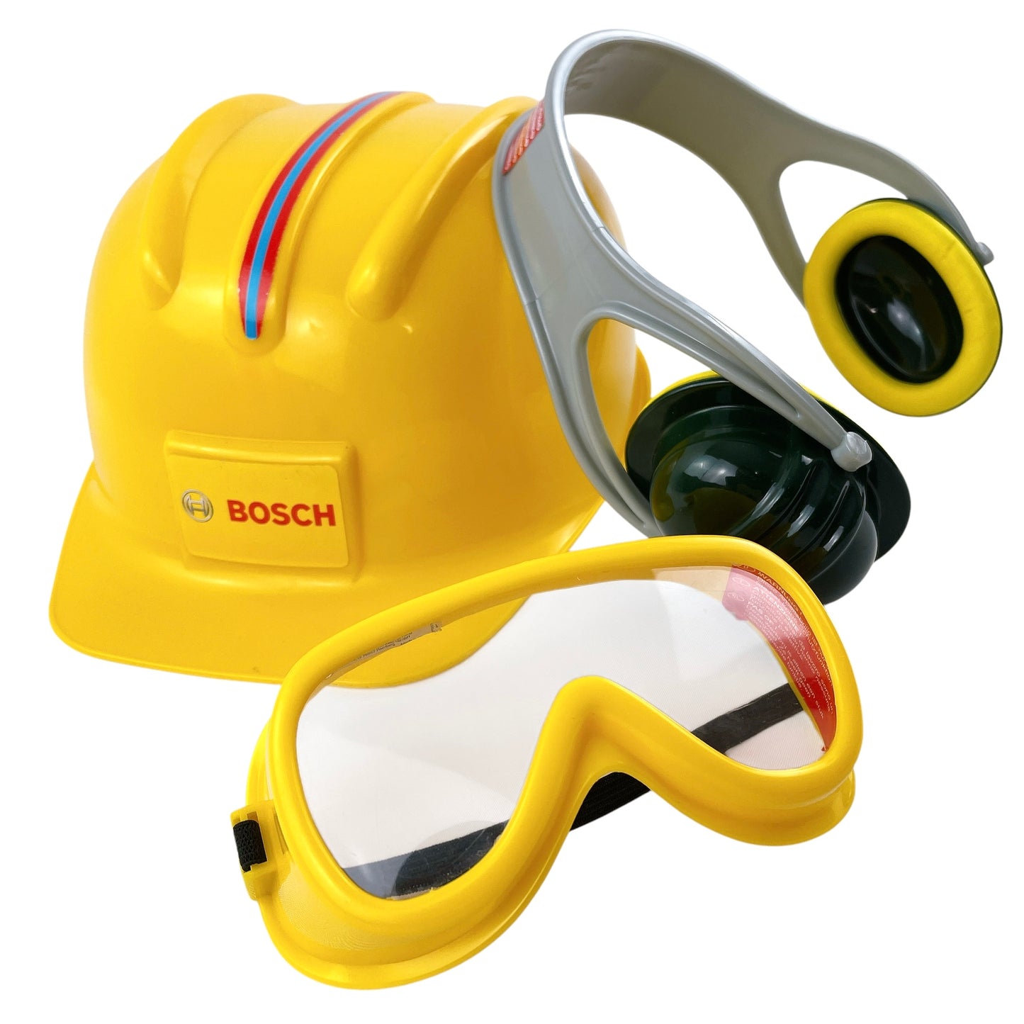 Theo Klein Bosch Helm, Arbeitsbrille & Ohrenschützer