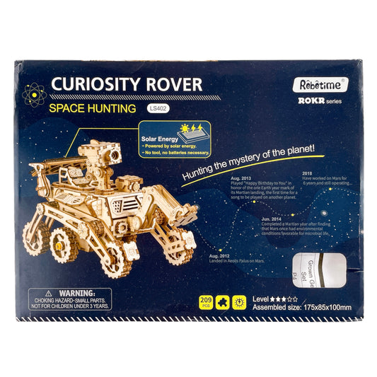 Robotime Curiosity Rover Solar - Holzmodellbau