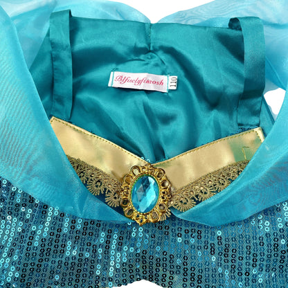 Kostüm Fasching Jasmin Bauchtanz, Gr. 110