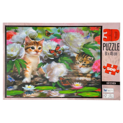 3D Puzzle Kätzchen, 500 Teile