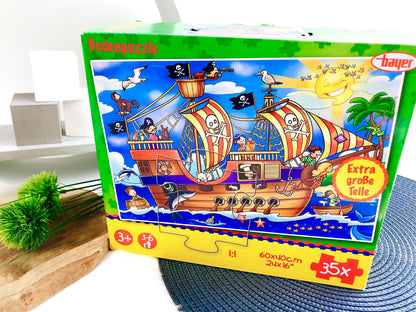 Bodenpuzzle Piratenschiff, 35 Teile, bayer