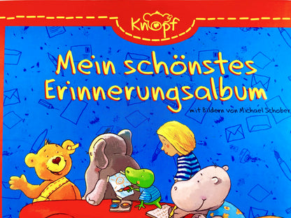 Knopf „Mein schönstes Erinnerungsalbum“, Steiff