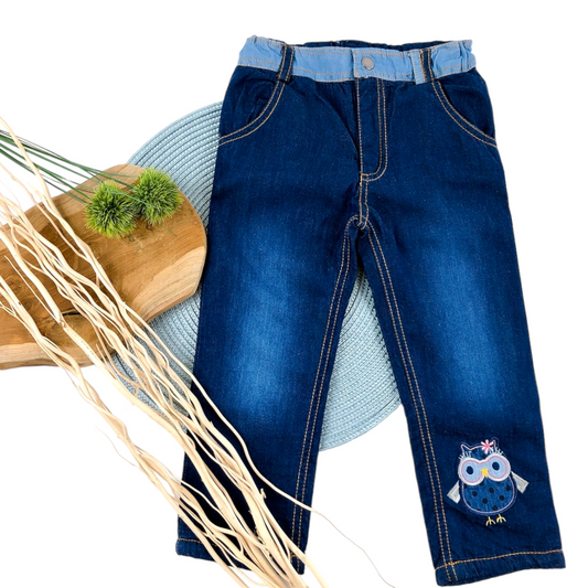 Jacky Baby Jeanshose, Eule, Gr. 92