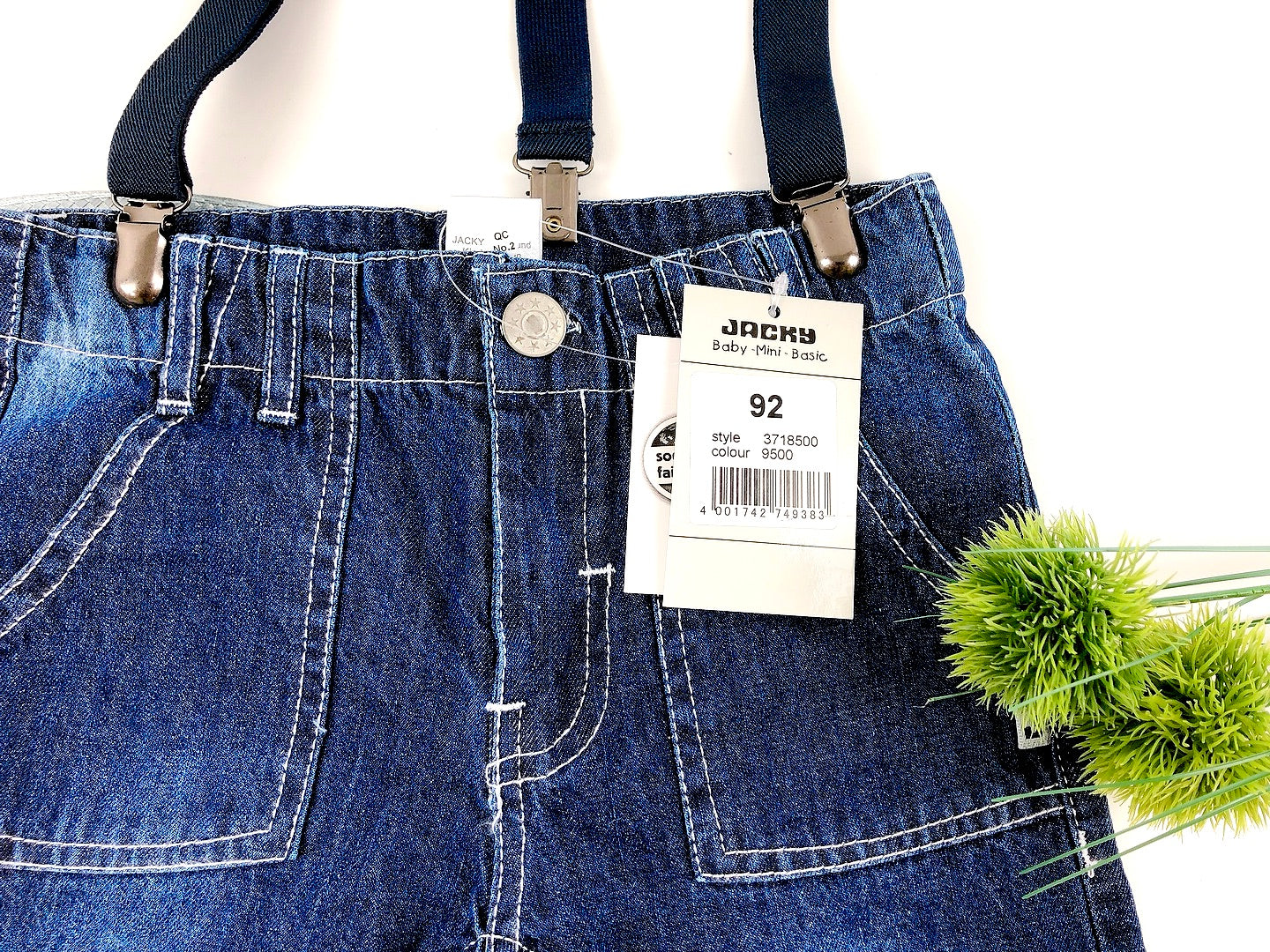 Jacky Baby Jeans mit Hosenträgern, Gr. 92