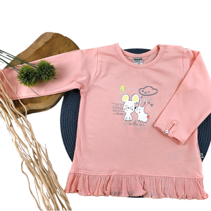 Jacky Baby Langarm-Shirt, Gr. 86, rosa