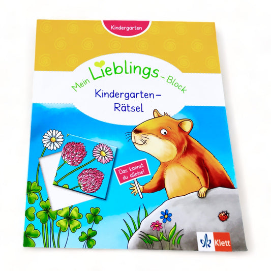 Klett Mein Lieblings-Block Kindergarten-Rätsel, Kindergarten