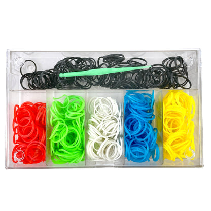Loom Bänder Set, 6 Farben Armbänder