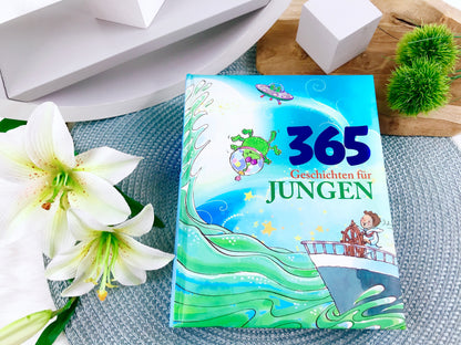 Buch „365 Geschichten für Jungen“, Gute-Nacht-Geschichten zum Vorlesen