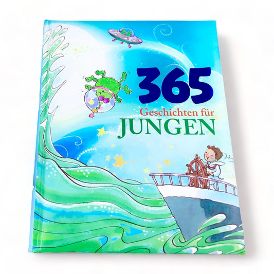 Buch „365 Geschichten für Jungen“, Gute-Nacht-Geschichten zum Vorlesen