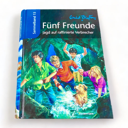 Buch „Fünf Freunde - Jagd auf raffinierte Verbrecher", Sammelband 13