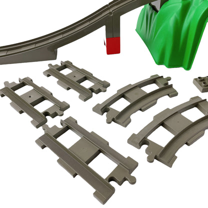 LEGO® Duplo Set Eisenbahnbrücke, Tunnel, Weichen, Schienen