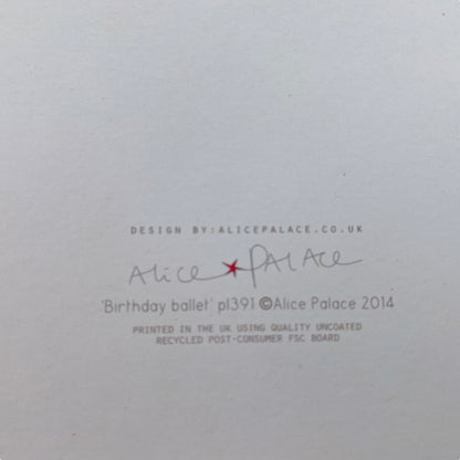 Alice Palace Karten Geburtstag, 12 Karten mit Umschlag