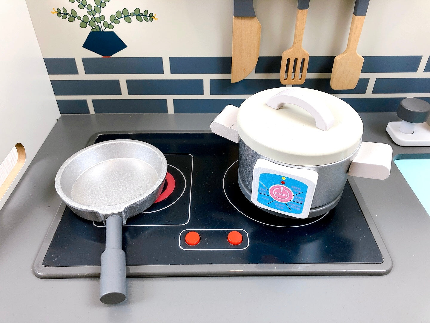 Modern Living Kinderküche mit Waschmaschine "Cook & Wash", hellgrau