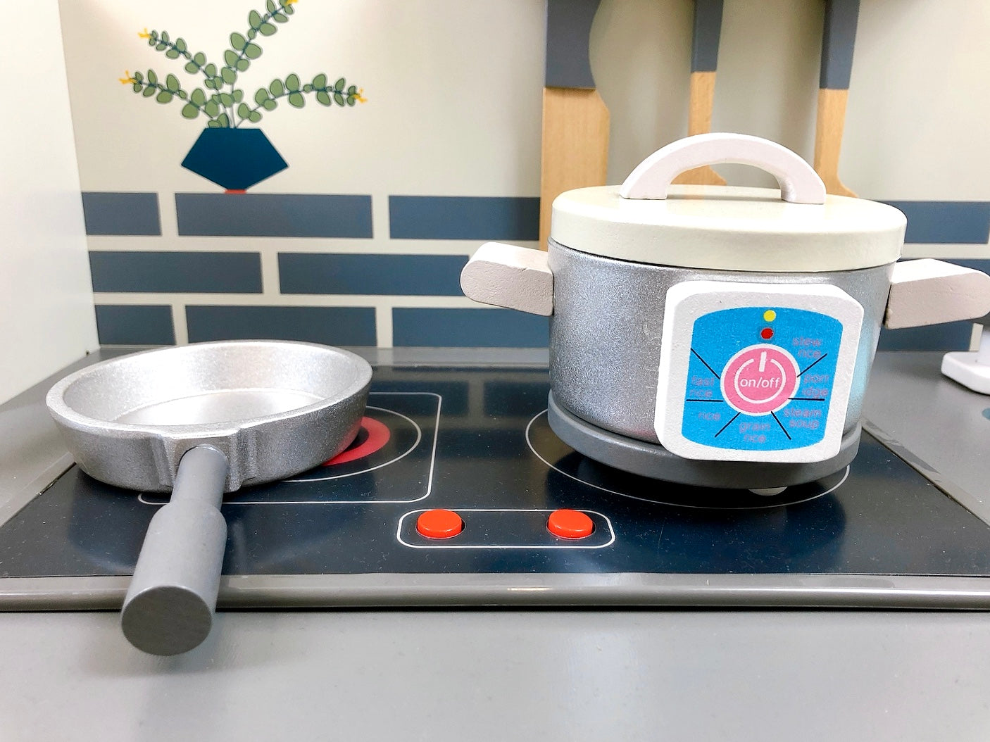 Modern Living Kinderküche mit Waschmaschine "Cook & Wash", hellgrau