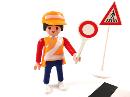 Playmobil 4328 Schulweghelferin mit Kindern