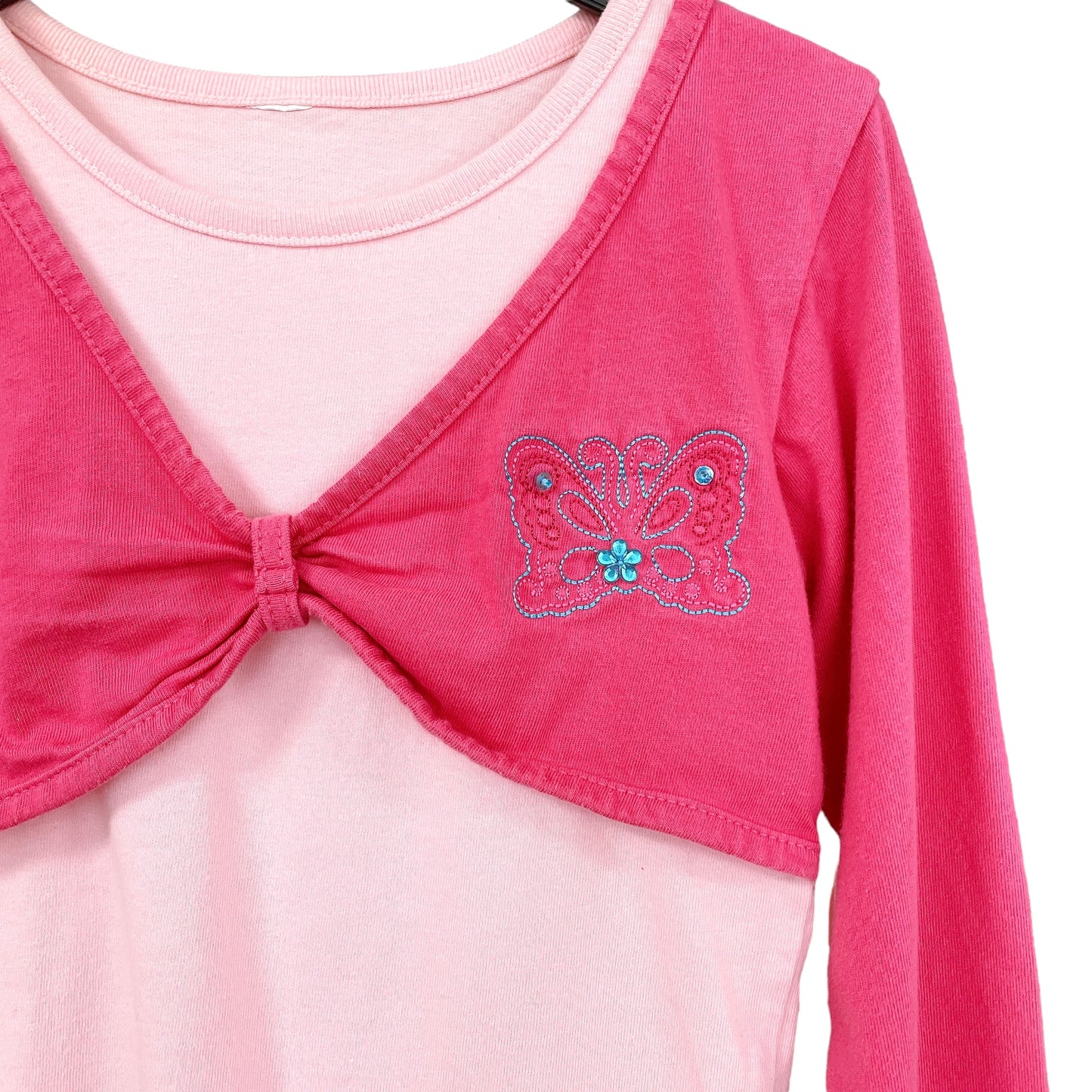 Langarm-Shirt, Rosa / Pink, Gr. 110