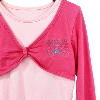 Langarm-Shirt, Rosa / Pink, Gr. 110