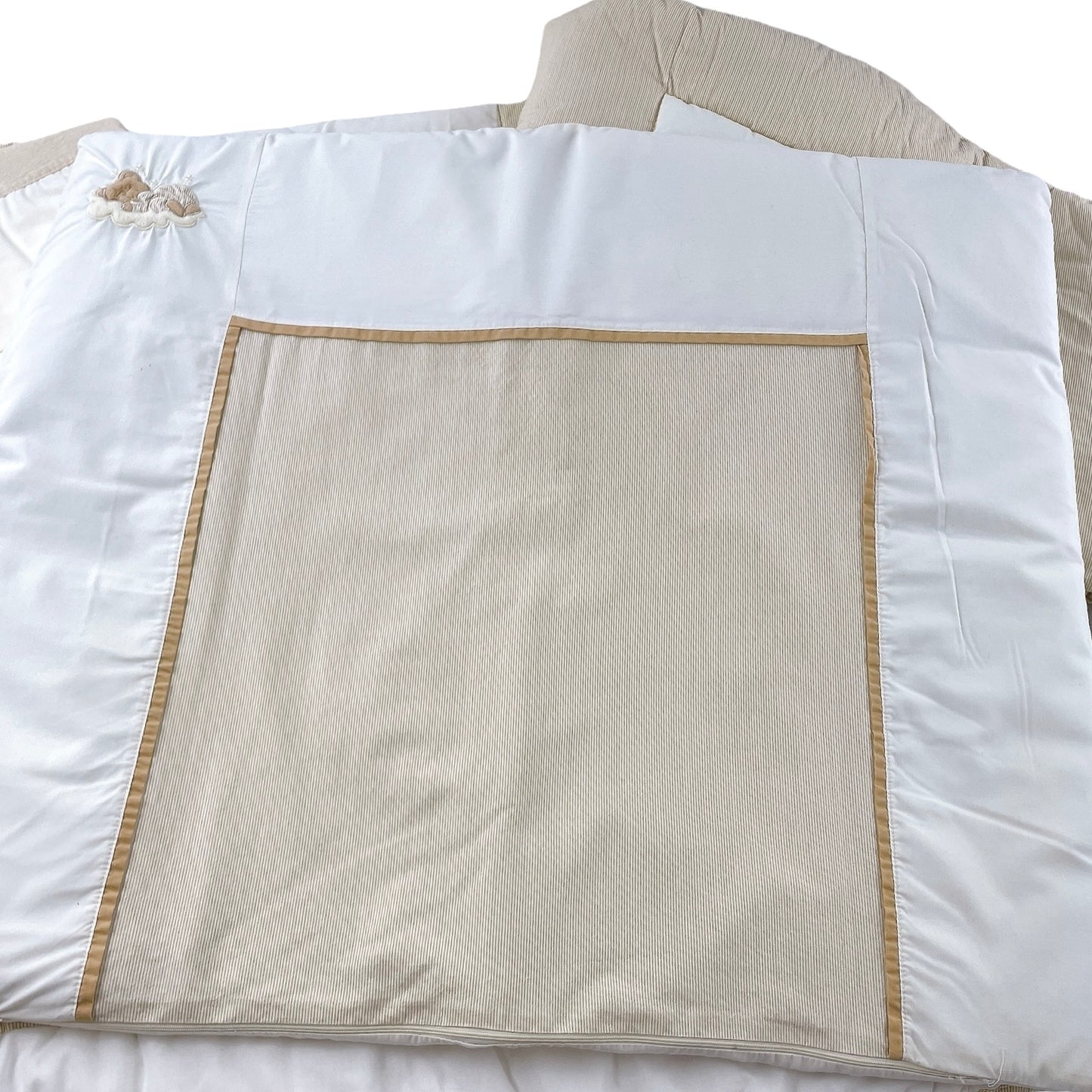 Babyset mit Betthimmel, Nestchen, Bettbezug, Krabbeldecke & Wickelauflage