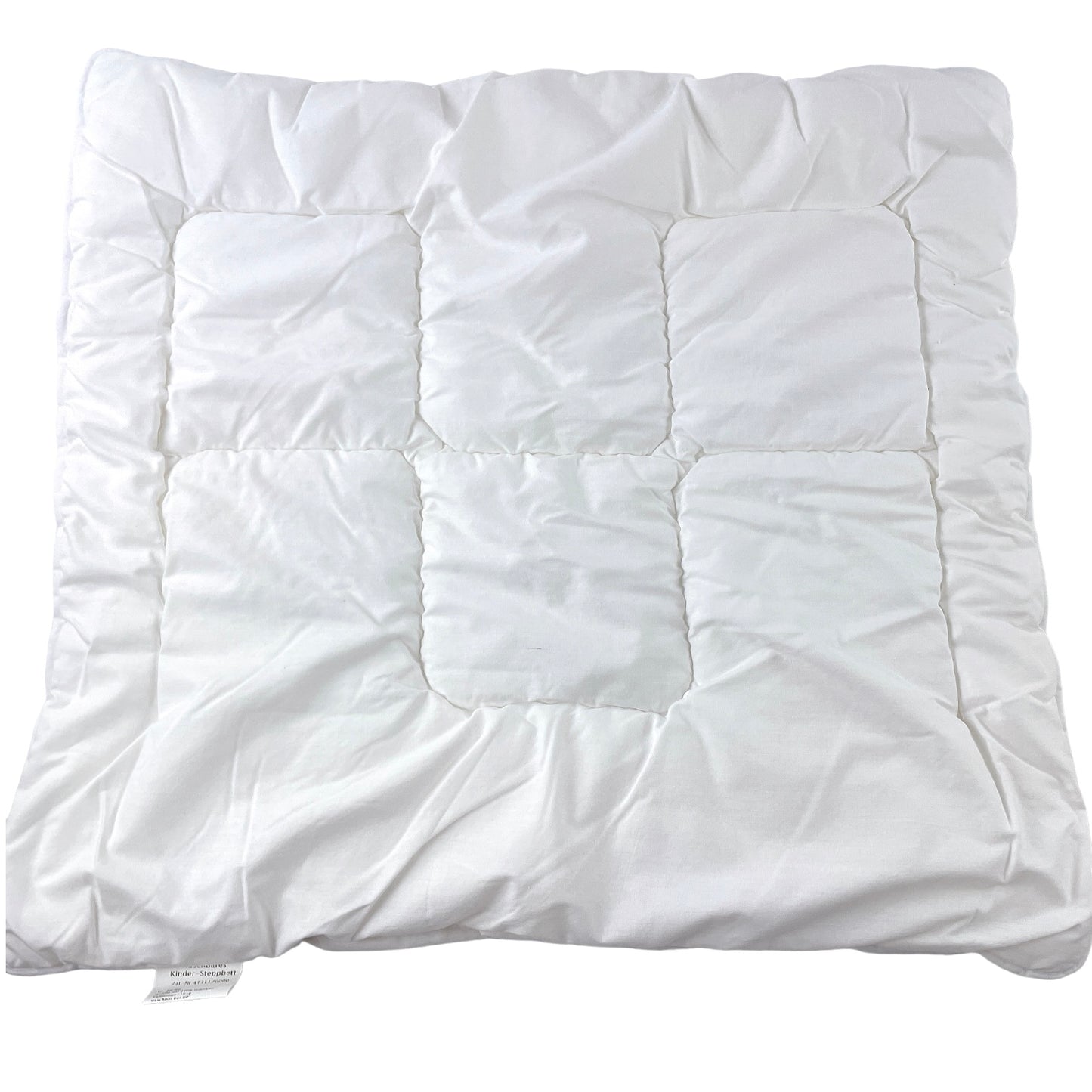 Kindersteppbett 80x80 cm mit zwei Bezügen
