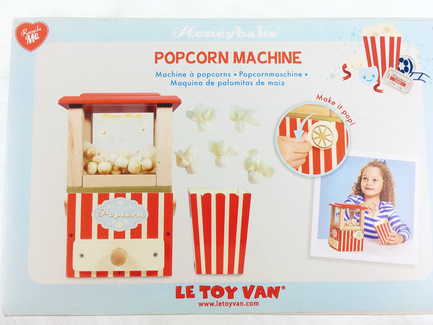 Le Toy Van Popcornmaschine, Holzspielzeug