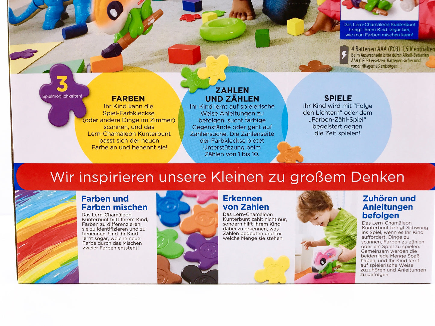 Fisher-Price Lern-Chamäleon Kunterbunt