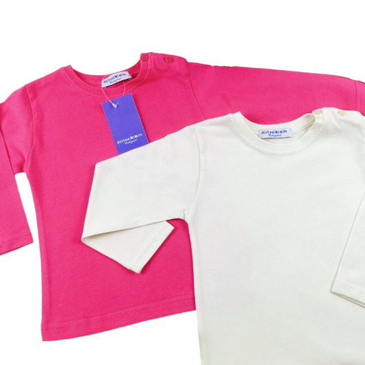 Langarm-Shirts 2-tlg. Set, Klitzeklein Babywear, Größe 80