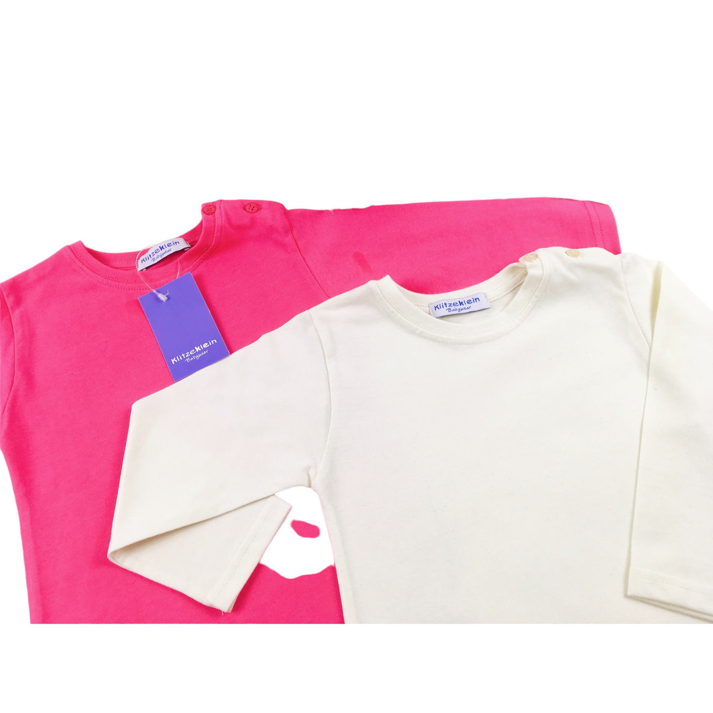 Langarm-Shirts 2-tlg. Set, Klitzeklein Babywear, Größe 80