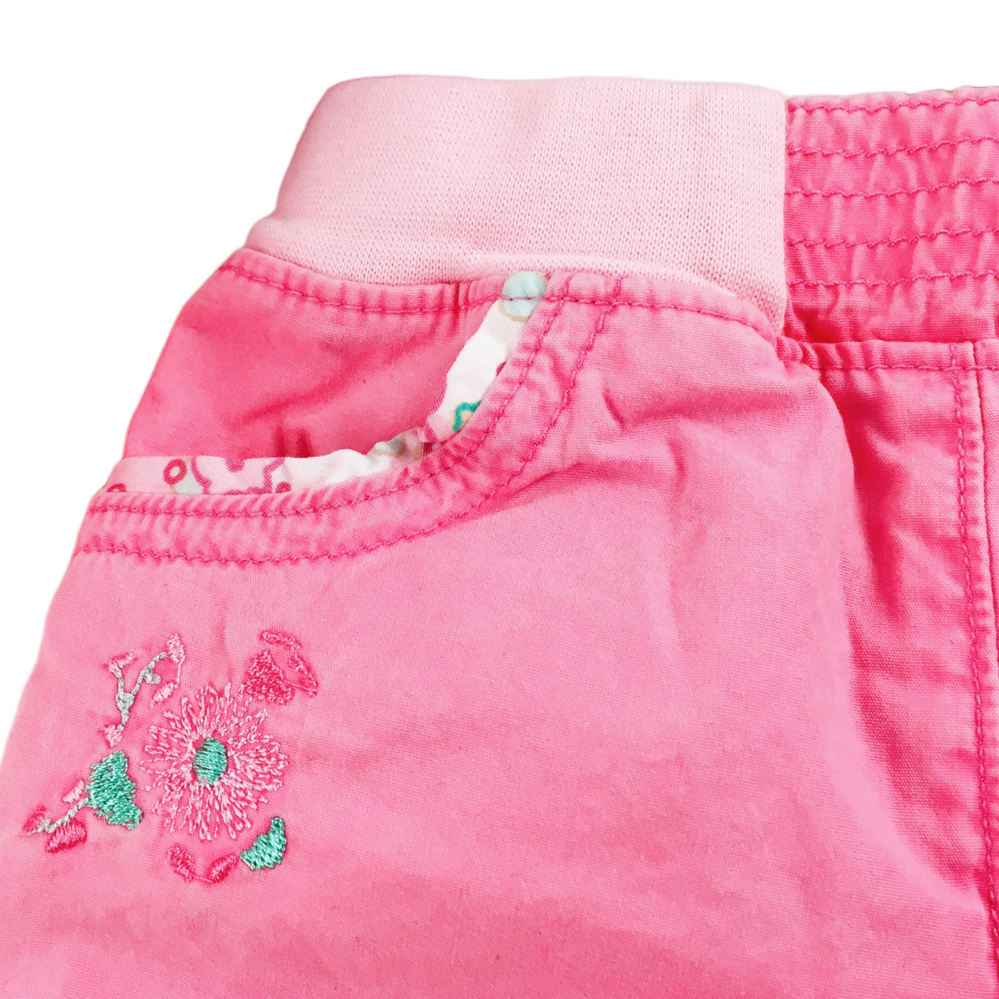 Sommerhose von STUMMER, pink, Baumwolle