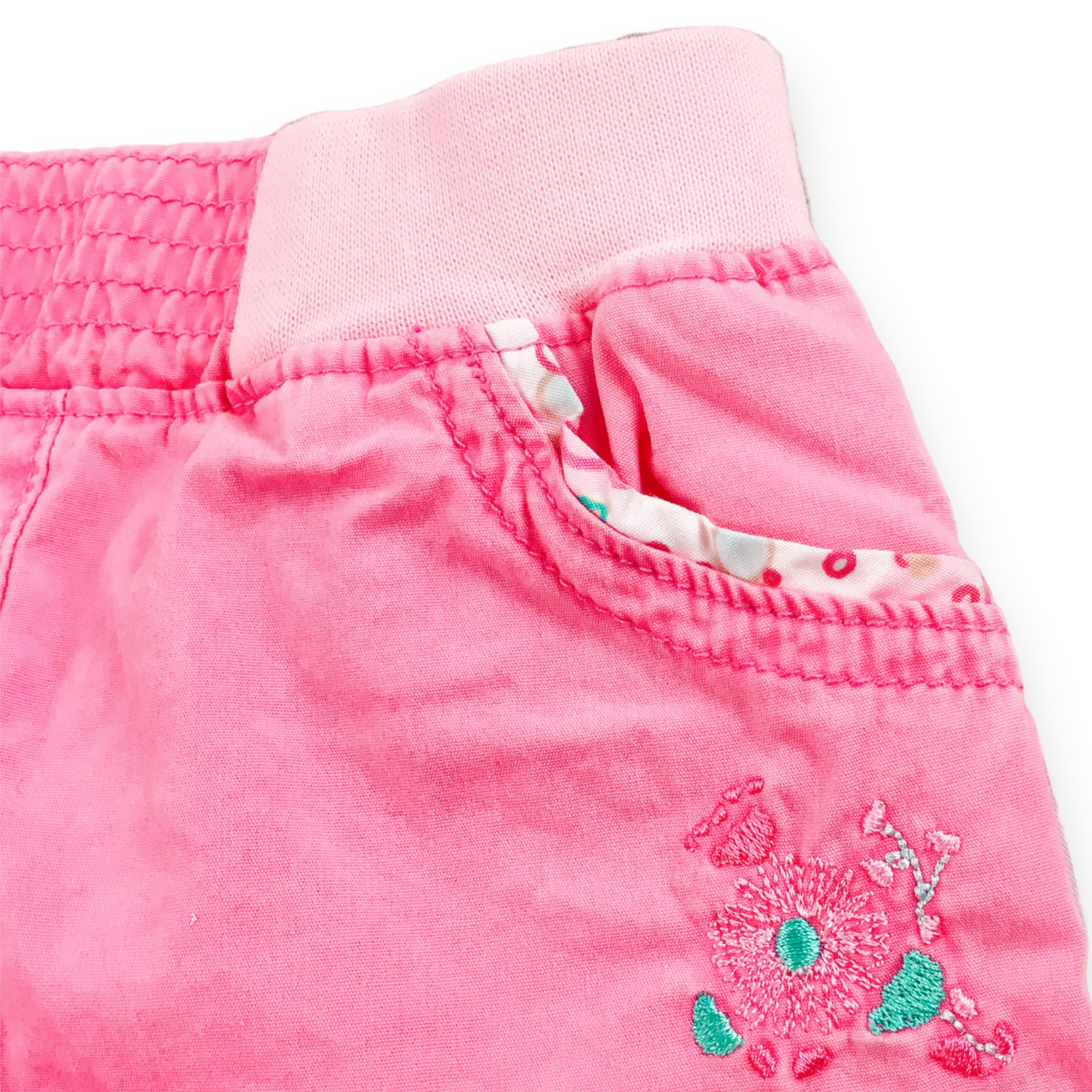 Sommerhose von STUMMER, pink, Baumwolle