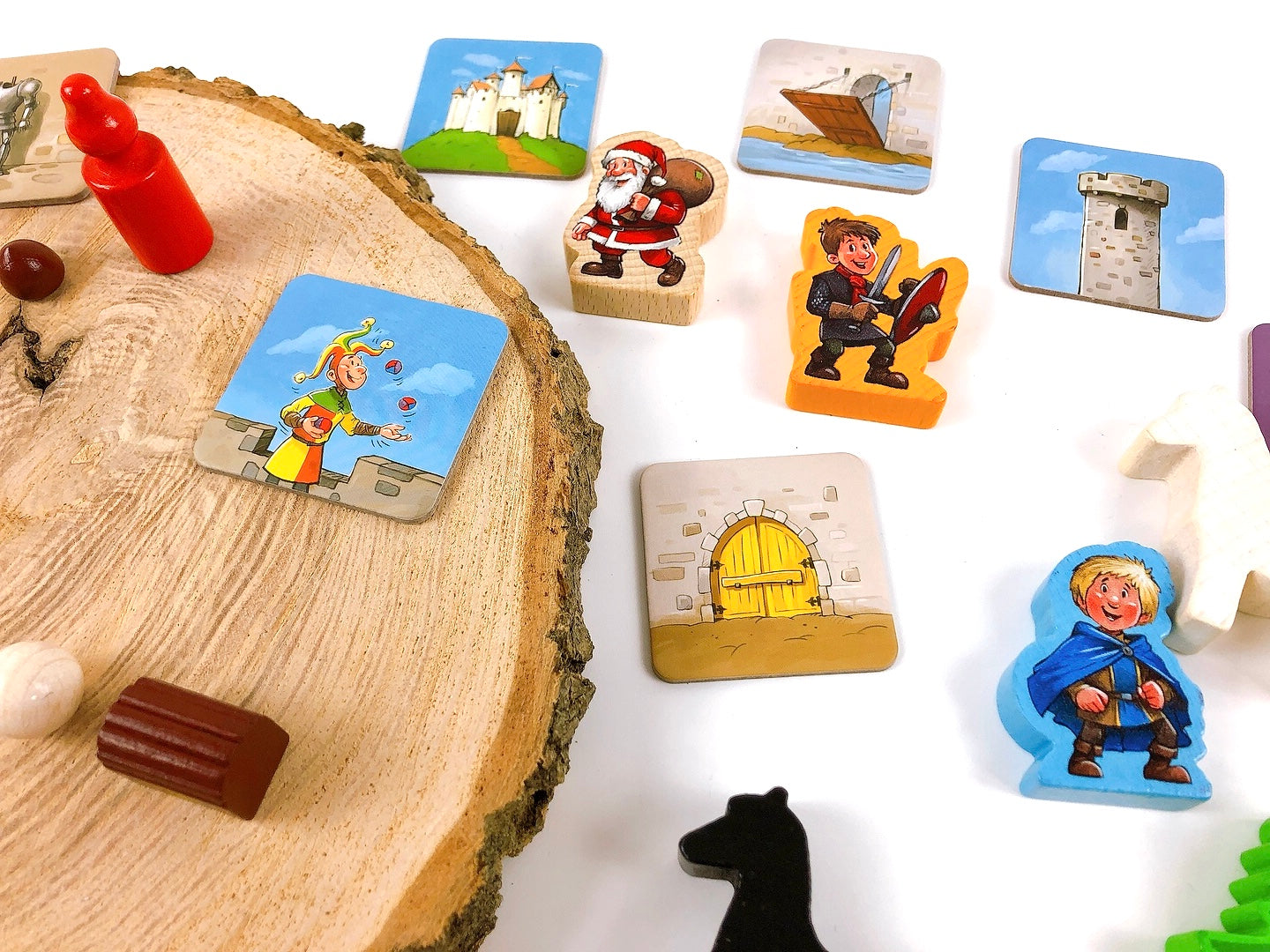 HABA 4780 - Ratz Fatz Inhalt Adventskalender Ritterburg, Lernspiel