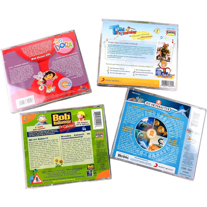 Hörspiele 4 CDs, Bob der Baumeister, Oktonauten, Dora, Tom der Trommler