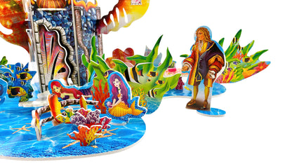 3D Puzzle "Die kleine Meerjungfrau", märchenhafte Unterwasserwelt