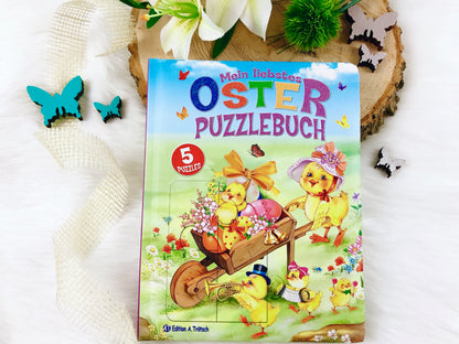 Puzzle-Buch: Mein liebstes Oster Puzzlebuch, Osterbuch, Puzzlebuch mit Geschichten