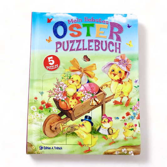 Puzzle-Buch: Mein liebstes Oster Puzzlebuch, Osterbuch, Puzzlebuch mit Geschichten