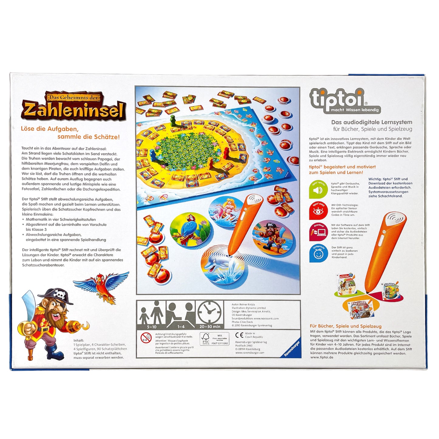 Ravensburger tiptoi Das Geheimnis der Zahleninsel