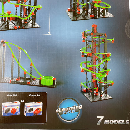 fischertechnik Kugelbahn Dynamik L2, Profi, 780 Teile, 7 Modelle